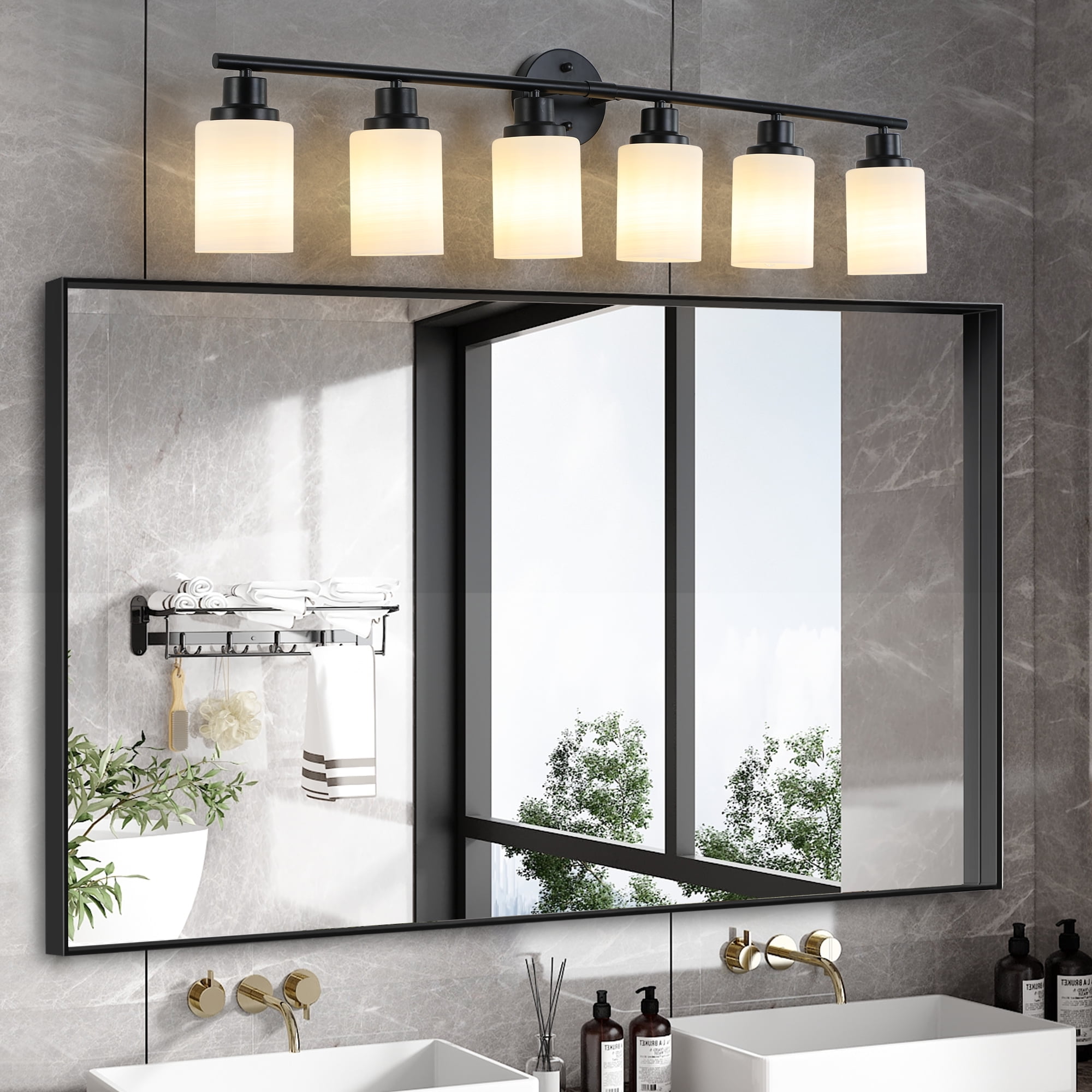 Bathroom Lighting & Vanity Mirrors With Lights | Crate & Barrel - View #5