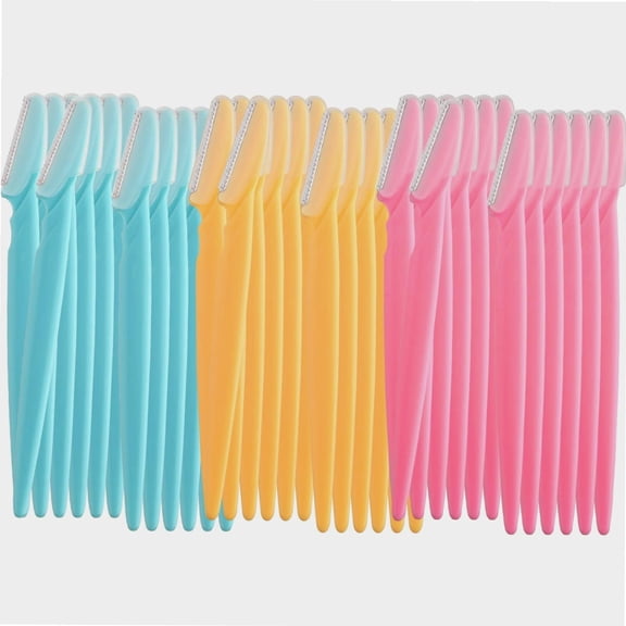 39 Pcs Eyebrow Razor Shaper Shavers Trimmers for Women and Men Face Hair Removers Multipurpose Exfoliating Face Razor