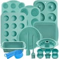 thumbnail image 1 of 39 Piece Silicone Bakeware Set, Nonstick Baking Pans for Cakes, Donuts, Muffins and More, 1 of 8