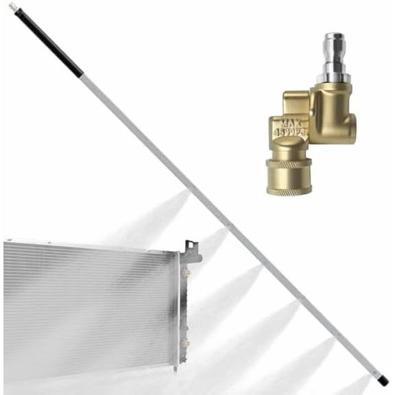 39'' Radiator Cleaning Wand for Car & Truck, Stainless Steel Radiator Cleaner Wand, Portable Radiator Cleaning Tool for Water Tank Flush & Debris Removal$$Tools