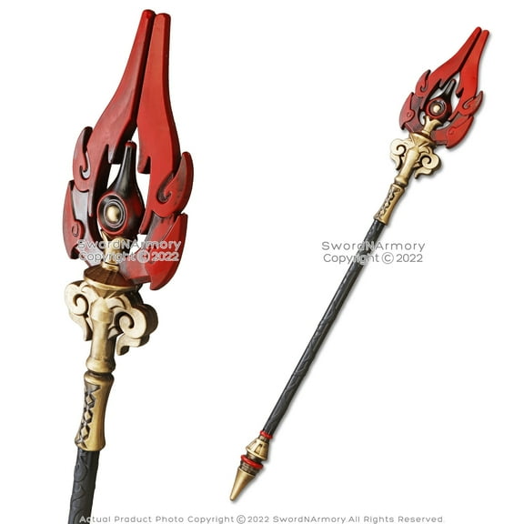 39 Staff of Homa Foam Spear Polearm Impact Fantasy Video Game Anime