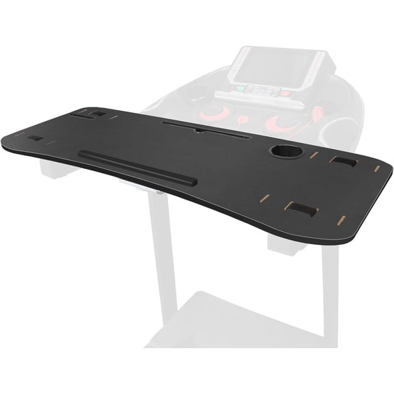 39" Treadmill Desk Attachment, Universal Walking Laptop Holder Desk Platform Workstation for Treadmill with Cup Holder, Laptop/Tablet Stand