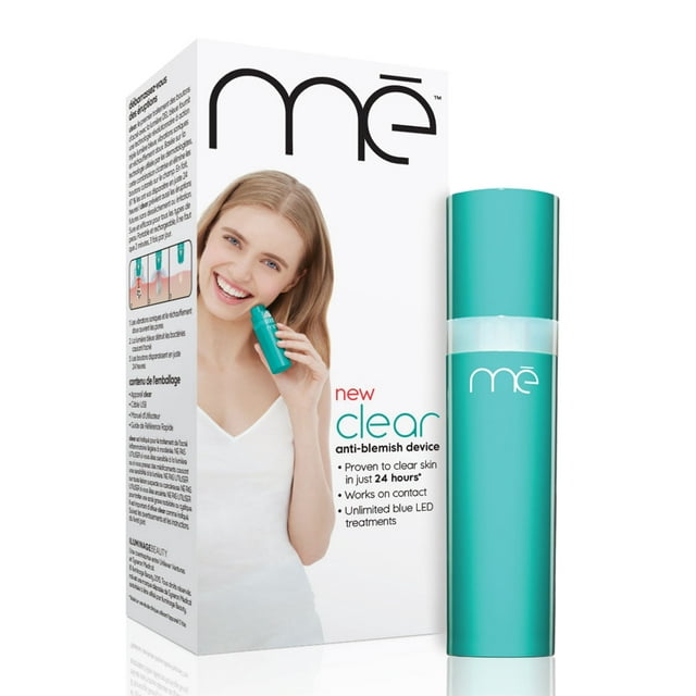 ($39 Value) me Clear Anti-Blemish Acne Treatment Blue Light Device