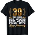 thumbnail image 1 of 39 Years Married - Funny 39th Wedding Anniversary T-Shirt, 1 of 4