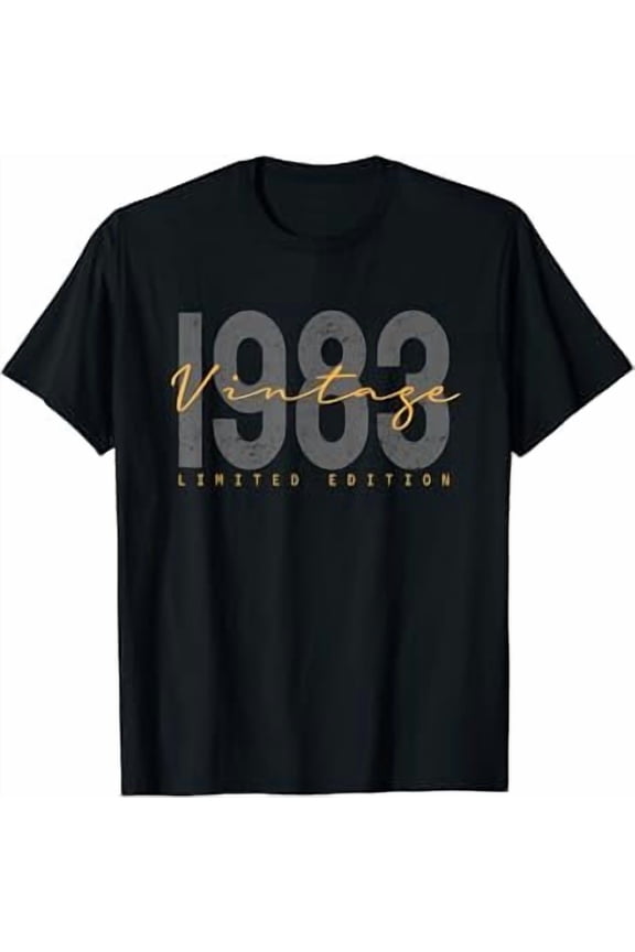 39 Years Old Vintage 1983 39th Birthday Decoration Men Women T-Shirt