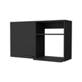 thumbnail image 1 of 39 in. Accent Cabinet with Two Shelves, Black, 1 of 1
