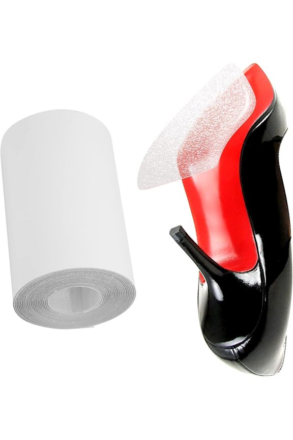 39 in Clear Sole Protector for High Heel Shoes, Anti-Slip Shoe Sole Guard, Transparent Louboutin Sole Protector for Red Bottom Heels & Sneakers