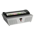thumbnail image 1 of 39 in. Countertop Ice Cream Display Freezer with Curved Glass Top and 5 Pans, 1 of 17