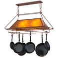 thumbnail image 1 of Meyda Tiffany 77830 39" L Simple Mission Pot Rack - Orange, 1 of 7