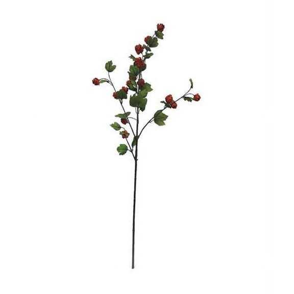 39 in. Orange Hop Branch Spray