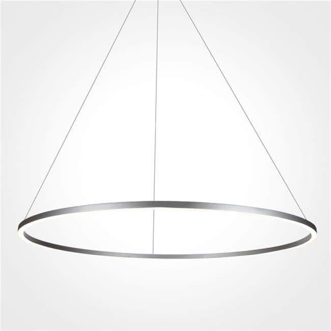 Tania Nickel 39" Drum LED Pendant Chandelier