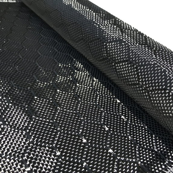 KARBXON 39" Carbon Fiber Bee Hive Sewing and Craft Fabric By The Yard, Black