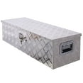 thumbnail image 1 of 39 inch Aluminum tool box,heavy duty truck bed tool box,outdoor trailer pickup storage tool box, Truck Utility Chest Storage with Lock & Key For Pickup Truck Bed, RV Trailer(39x13x10inch), 1 of 9