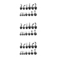 thumbnail image 1 of 39 pcs  Miniature Tadpole Figurines Tiny Animal Models Dollhouse Miniatures Animal Cake Topper For Moss Landscape Diy Craft Patio Pond Decor, 1 of 1
