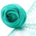 thumbnail image 1 of 39 x 13 Feet Plastic Garden Netting Turquoise Reusable Protective Barrier Deer Animals Trellis Vegetables Cover Bird Net, 1 of 5