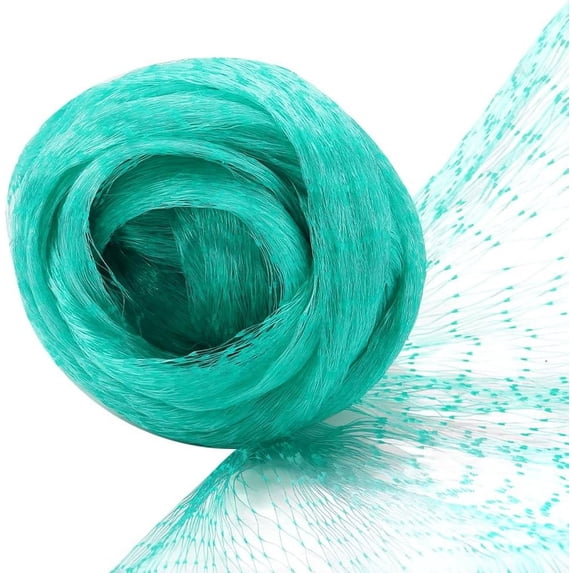 39 x 13 Feet Plastic Garden Netting Turquoise Reusable Protective Barrier Deer Animals Trellis Vegetables Cover Bird Net