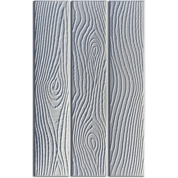 39"x6.5" Foam Ceiling Plank - Texture 3D White - Easy DIY Glue-up Installation - 12pc Pack