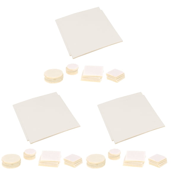 390 Pcs Chair Antiskid Sticker Slip Furniture Pads Round Multifunction Table Place Mats Non Protectors