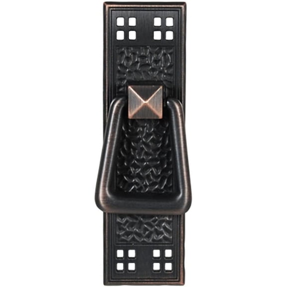 #39038 Brand Vertical Mission Pull, Oil-Rubbed Bronze