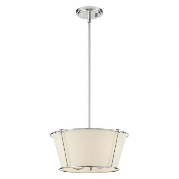 Eurofase Lighting - Pulito - 3 Light Semi-Flush Mount-Polished Nickel Finish
