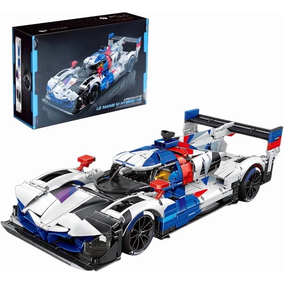39044 Hybrid V8 Racing Car Building Block Set, 1: 8 Scale Supercar Building Toy, 3507 Pieces Technik Racing Block Models, MOC Adult Sports Car Models Collection