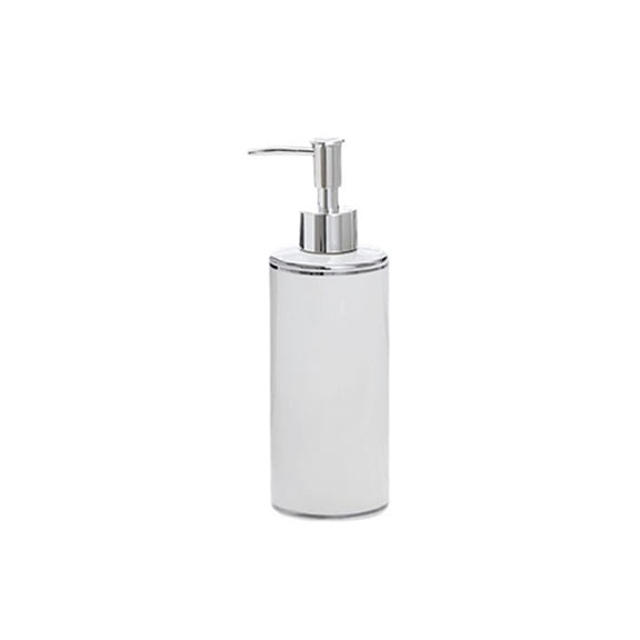 390ml White Ceramic Soap Dispenser Lotion Pump Bottle For Bathroom Kitchen Sink Countertop
