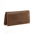 thumbnail image 1 of 391103 Ladies Long Clutch Wallet in Oak Color Leather | Style n Craft, 1 of 6