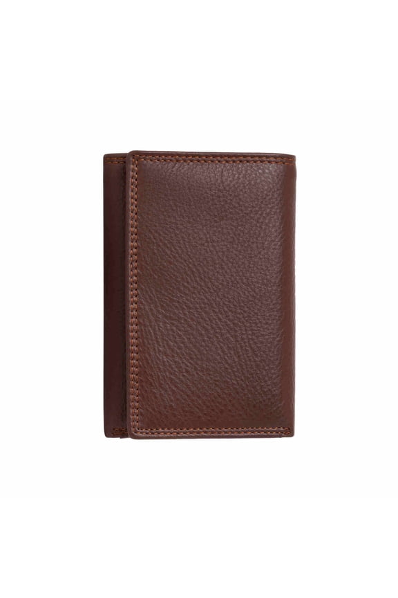 391109 Women's Trifold Leather Wallet in Brown Color | Style n Craft