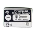thumbnail image 1 of 39210 6 x 0.5 in. Cabinet Screws Phillips Flat Head, 1 of 1