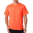 thumbnail image 1 of 3930 Cotton T-Shirt -Retro Heather Coral -4XL, 1 of 2