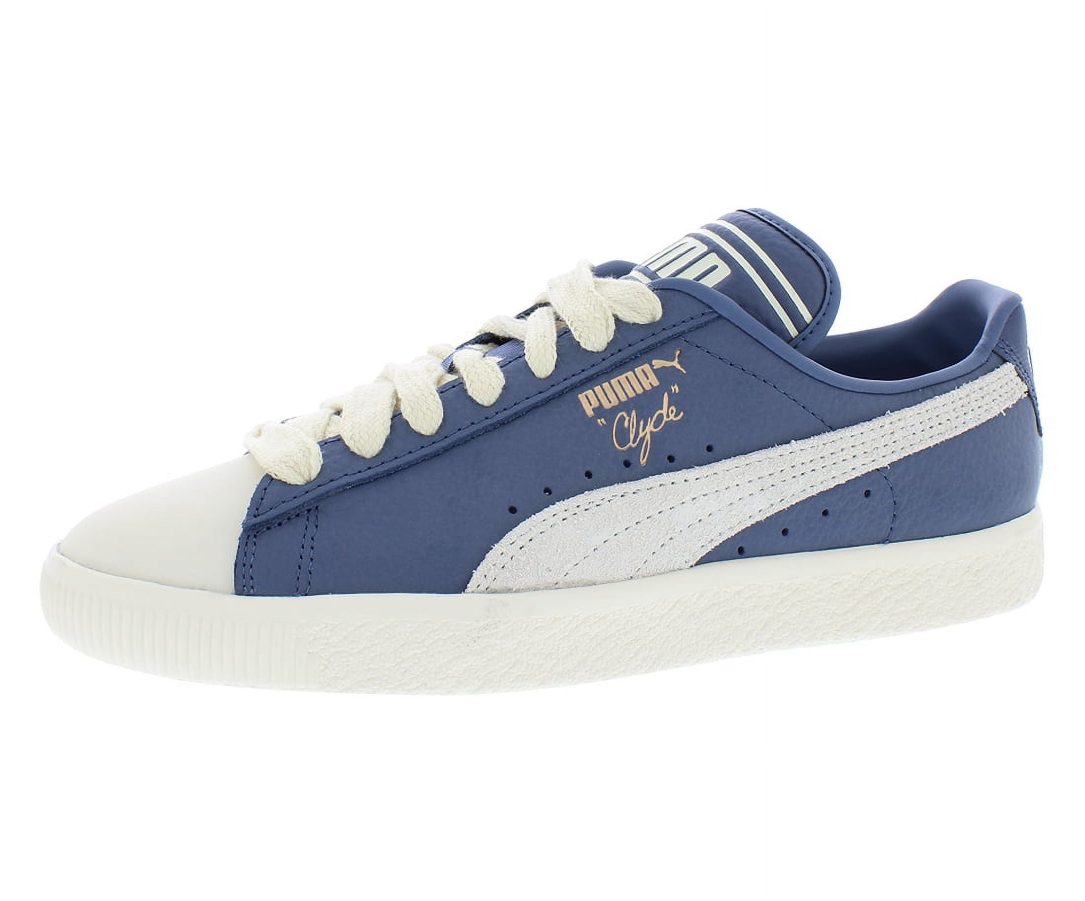 Puma Clyde Q3 Rhuigi Mens Shoes Size 9.5, Color: Pristine/Inky