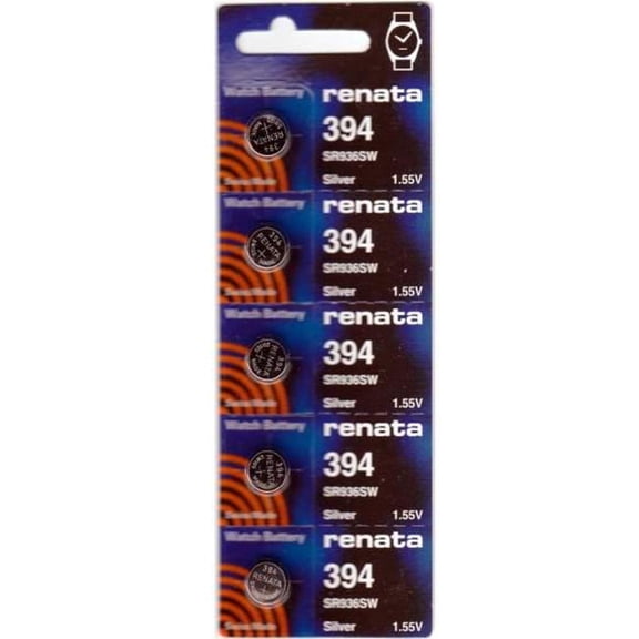 #394 Renata Watch Batteries 5Pcs