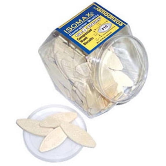 39428 No. 10 Compressed Wood Biscuit, 75 Pack