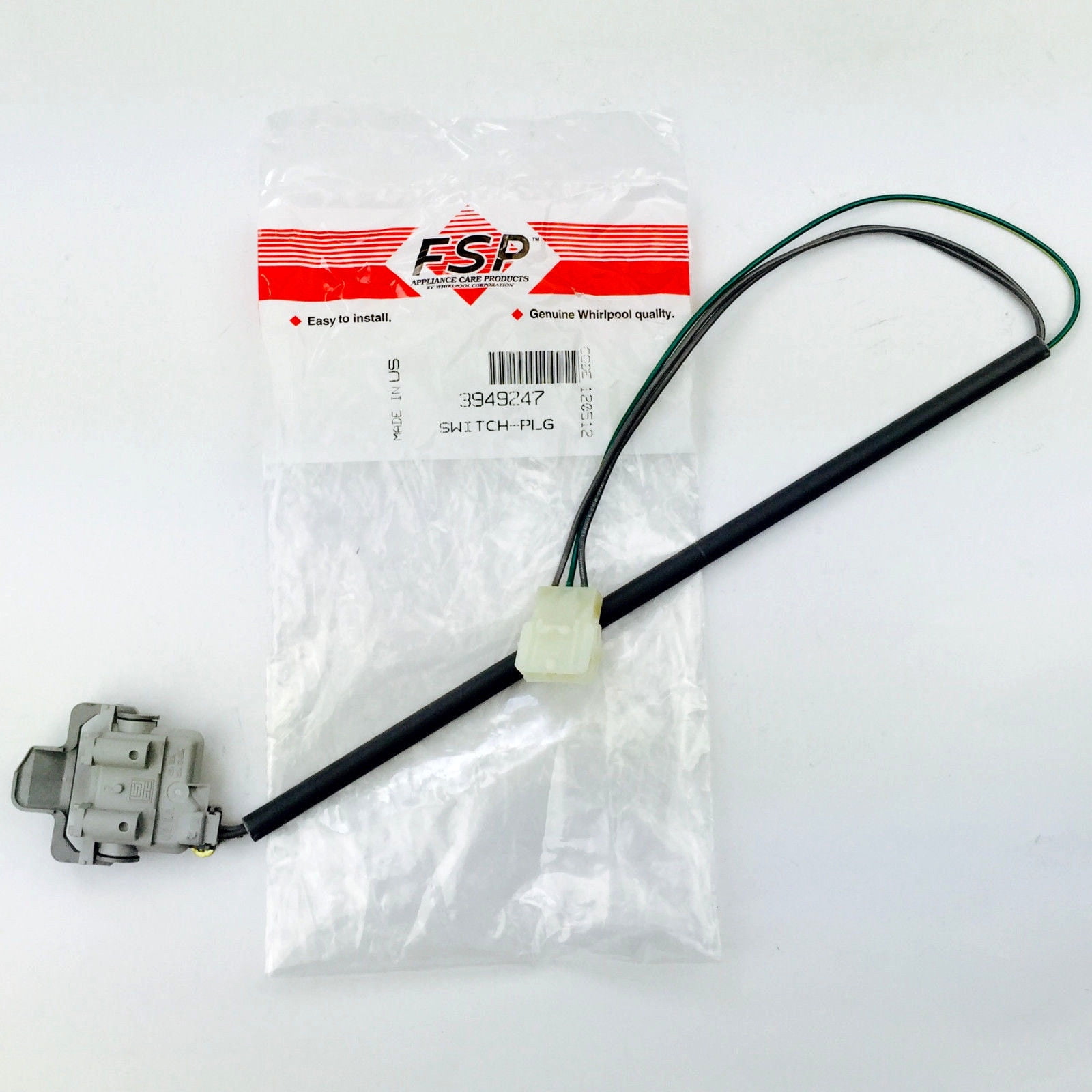 3949247V Genuine OEM Whirlpool Kenmore Washer Lid Switch 3949247 AP3100003