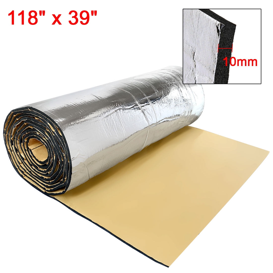 394mil 32.29sqft Automotive Firewall Heat Sound Deadener Insulation Mat