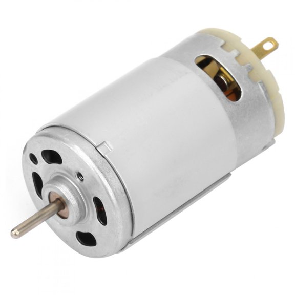 395 DC Electric Motor High Speed Circular D Type Shaft Micro Engine 3-12V 20000 RPM 3.54 in / 9 cm-