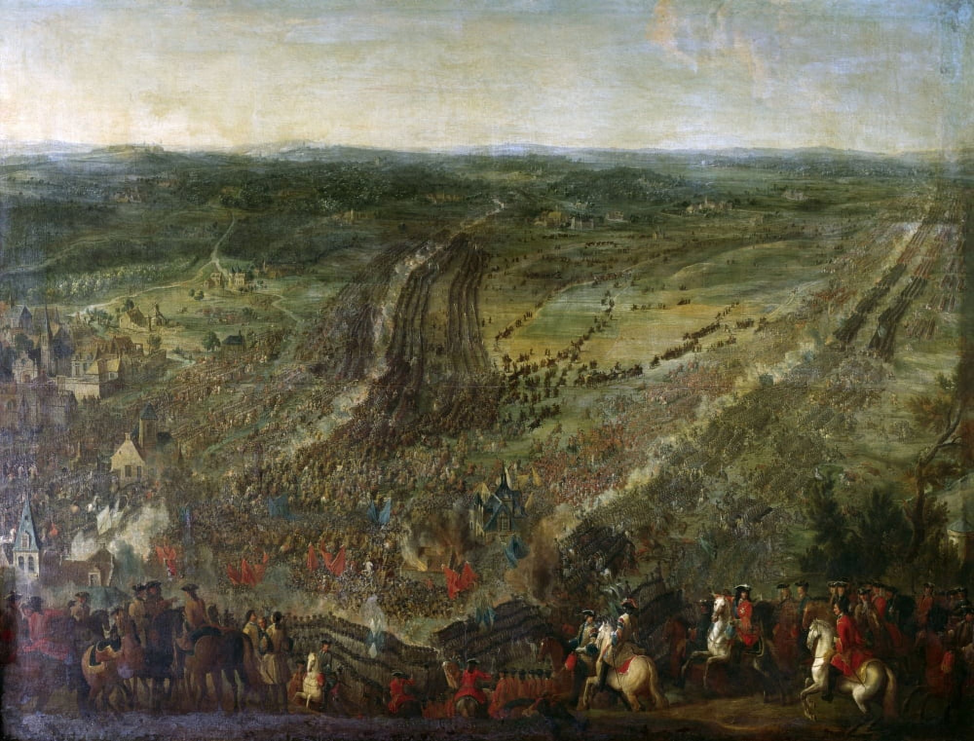 3957 Pierre Denis Martin (1663-1742) French School Canvas Art - (36 x 24)