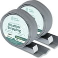 thumbnail image 1 of 396 Inch Weather Stripping Window Door Seal Strip 33 Feet Self Stick Weatherstrip Gap Draft Blocker, Gray, 1 of 8