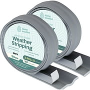 Home Intuition Sliding Door Gap Filler & Window Draft Stopper - 33' Weatherstripping Self Adhesive Foam Seal Strip - Door Weather Stripping Door Seal & Window Seal Strip - Door Air Blocker (Black)