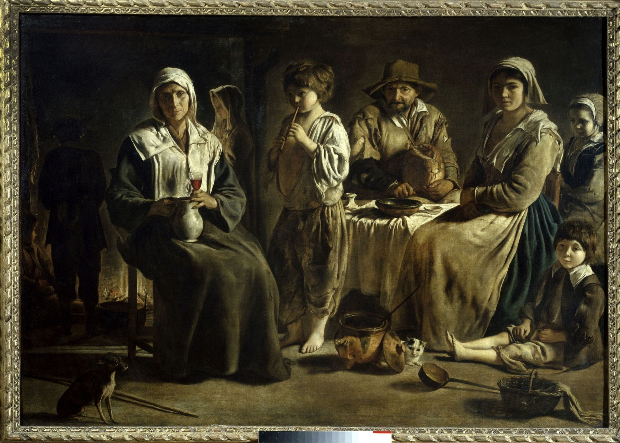 3965 Louis Le Nain (1593-1648) French School Canvas Art - (36 x 24)