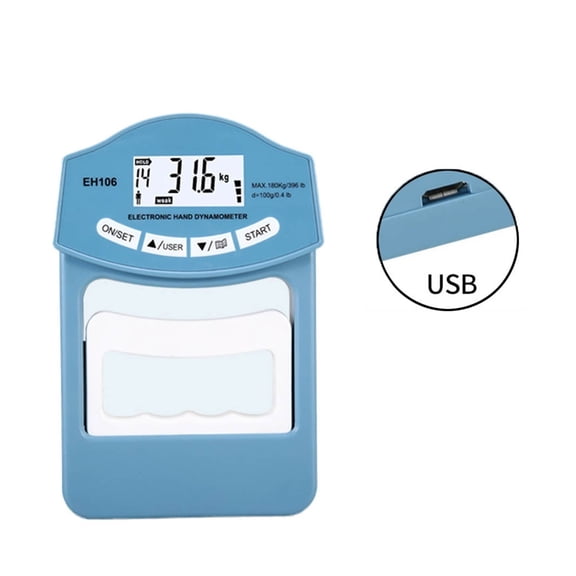396Lbs/180 Kgs Digital Hand Dynamometer Grip Strength Measurement Meter Auto Capturing Electronic Hand Grip Power
--------
,Accurate & Efficient Force Measurement