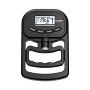 396lbs / 180kg Grip Strength Trainer, Rechargeable Electronic Hand Dynamometer, Digital Grip Strength Tester with LCD Display,  black