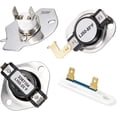 thumbnail image 1 of 2026 Upgrade 3387134 Cycling Thermostat 3392519 Dryer Thermal Fuse 3977767 High-Limit Thermostat 3977393 Thermal Cut-Off Switch Kit Compatible With Whirlpool Kenmore Maytag, 1 of 7