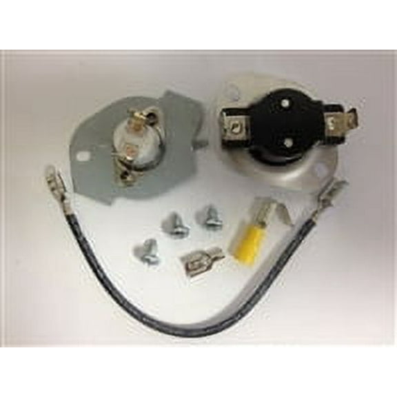 3977394, WP3977394, AP3094224, PS334278 Thermostat Kit For Whirlpool, KitchenAid, Roper, Estate, Maytag, Jenn-Air, Amana, Sears/Kenmore Dryer (Fits Models: LE7, GEQ, LT7, LE5, LER And More)
