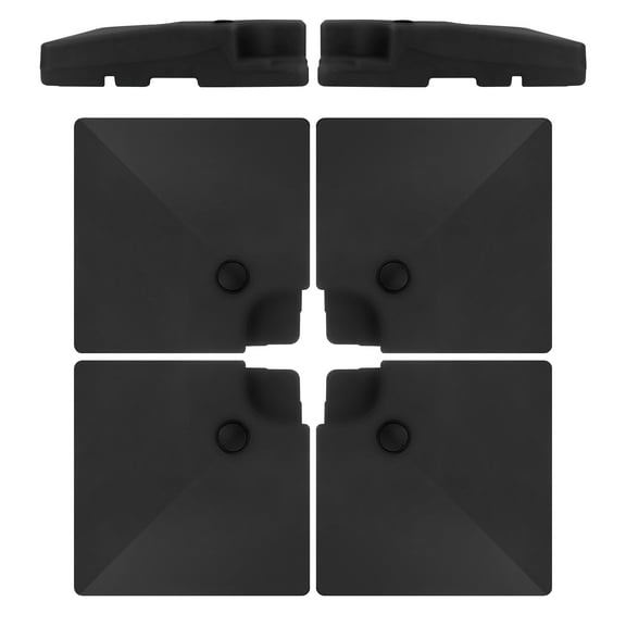 397lb Capacity Water Sand Cantilever Umbrella Base, Offset Umbrella Bases, Umbrella Base For Offset Cantilever Umbrellas, Patio Backyard Use