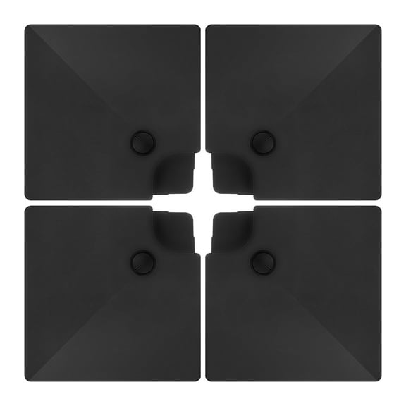 397lb Capacity Water Sand Outdoor Cantilever Umbrella Base, Plastic Patio Umbrella Base Weights, Stand Cross Umbrella Base for Water/Sand Filled Umbrella Setups