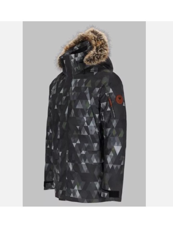 Ridgeline Insulated Ski Jacket with Faux Fur (Men's), Size M