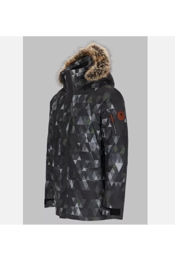 Ridgeline Insulated Ski Jacket with Faux Fur (Men's), Size M