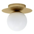 thumbnail image 1 of 39951A-Eglo Lighting-Arenales - 1 Light Flush Mount In Transitional Style 9 Inches Tall And 10.83 Inches Wide, 1 of 3