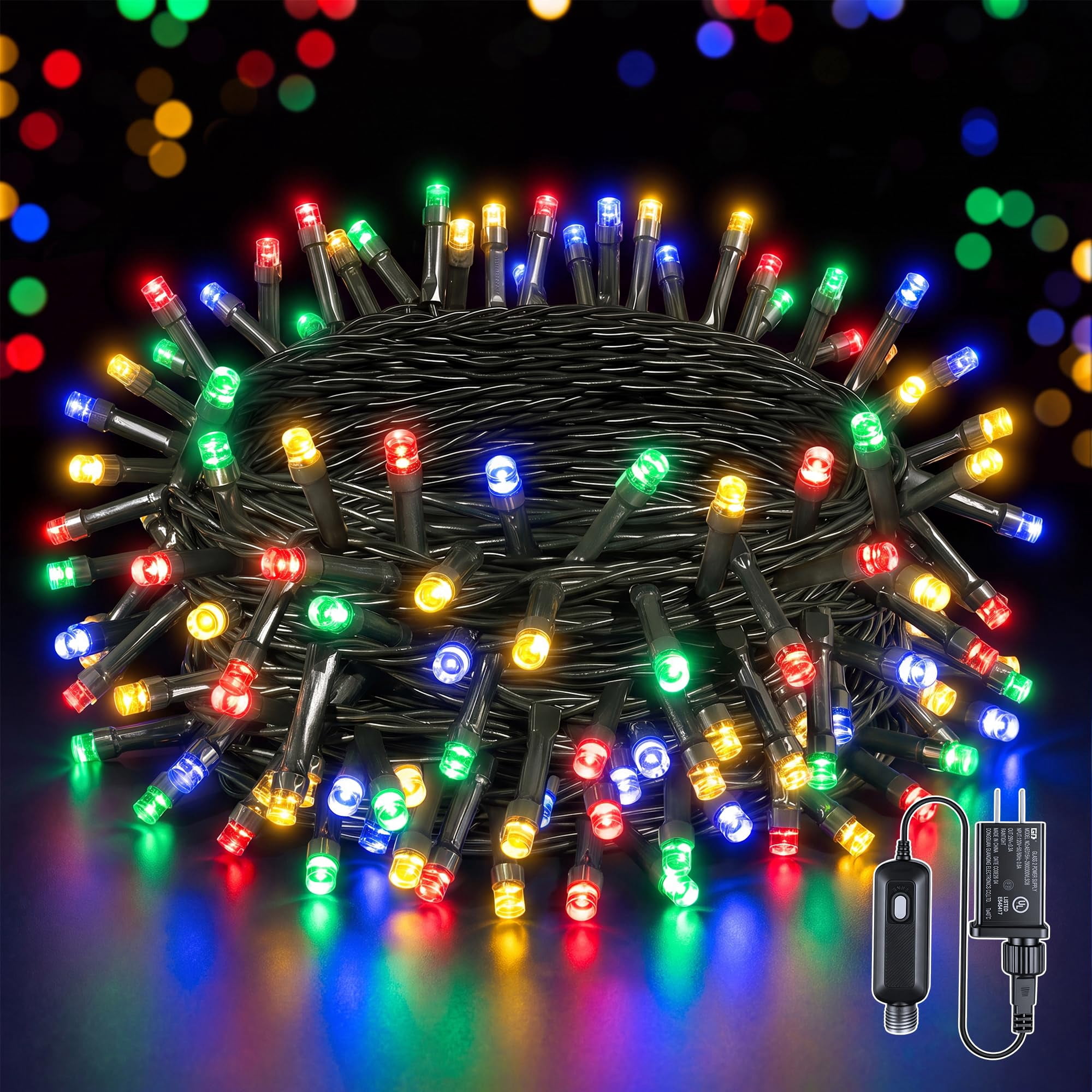 Led String Light Bulb Types 39FT LED String Lights, Christmas & Halloween Decor Lights, Plug-in ...
